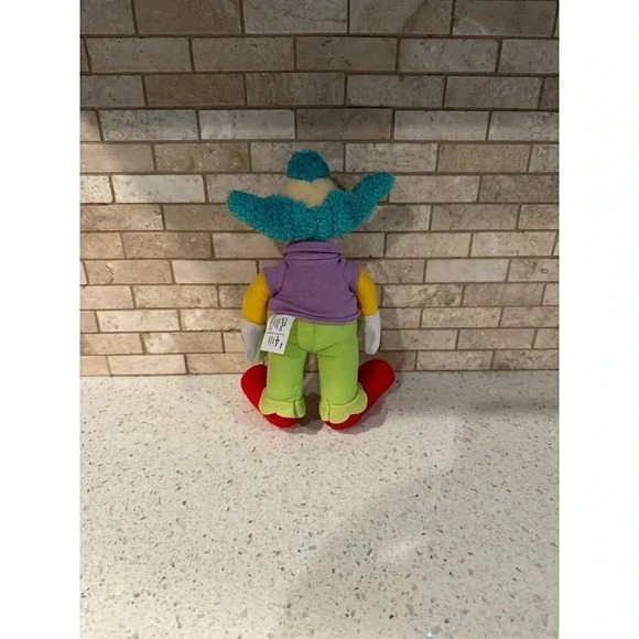 The Simpsons Universal Studios Plush Krusty The Clown Stuffed Animal Toy 11" b28 - Picture 2 of 2
